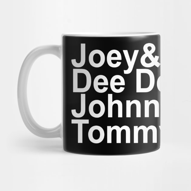 Joey& Dee Dee& Johnny& Tommy& by jnapoleon